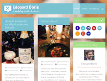 Tablet Screenshot of edouardborie.com